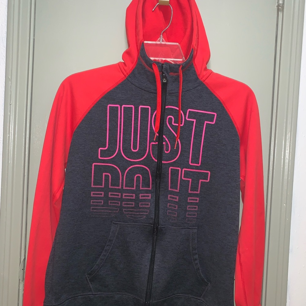 Nike Therma-FIT Women's Running Sweatshirt and Hoodie Light “Just Do It” EUC L - Picture 13 of 16